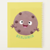 Caricature de biscuit à puce en chocolat (Dos)