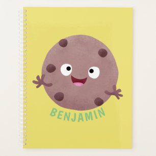 Caricature de biscuit à puce en chocolat