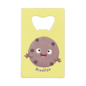 Caricature de biscuit à puce en chocolat (Devant)