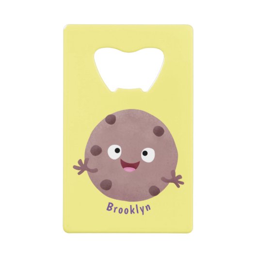 Caricature de biscuit à puce en chocolat (Devant)