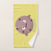 Caricature de biscuit à puce en chocolat (Serviette à main)
