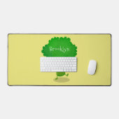 Caricature de brocoli dansant Cute kawaii (Clavier et souris)