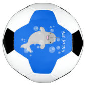 Caricature de bulles de narval joyeux (Tourné)