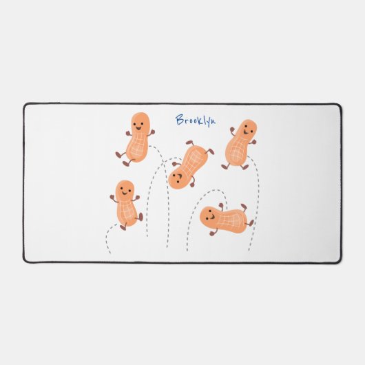 Caricature de cacahuètes joyeux sautillant (Recto)