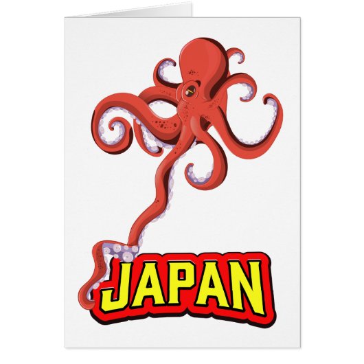 Caricature de calmar géant du Japon (Devant)