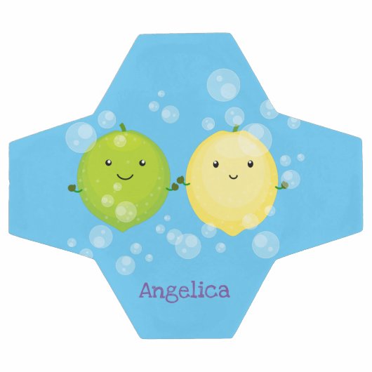 Caricature de chaux de citron joyeux (Plat)