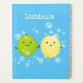 Caricature de chaux de citron joyeux (Dos)