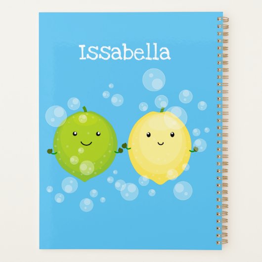 Caricature de chaux de citron joyeux (Dos)