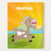 Caricature de chèvre billy joyeux (Dos)