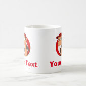 Caricature de chimpanzé personnalisée tasse à café (Centre)