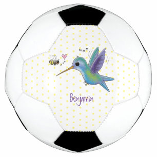 Caricature de colibri d'abeille mignonne
