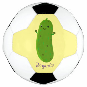 Caricature de cornichon joyeux