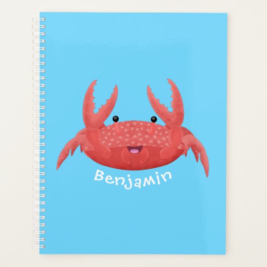 Caricature de crabe rouge cuite (Devant)