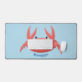 Caricature de crabe rouge cuite (Clavier et souris)