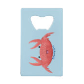 Caricature de crabe rouge cuite (Dos)