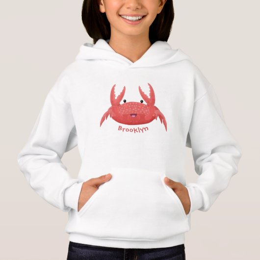 Caricature de crabe rouge cuite (Devant)