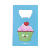 Caricature de cupcake joyeux (Dos)