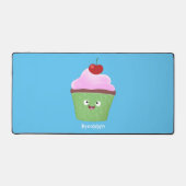 Caricature de cupcake joyeux (Recto)