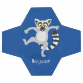 Caricature de danse lémurienne en anneau mignon (Plat)