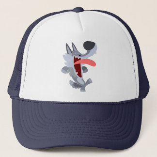Caricature de danse mignonne Wolf Casquette