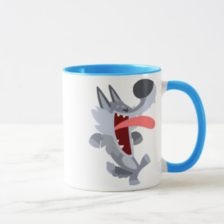 Caricature de danse mignonne Wolf Mug