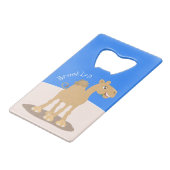 Caricature de dromadaire joyeux et souriant (Dos Angle)