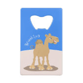 Caricature de dromadaire joyeux et souriant (Dos)