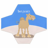 Caricature de dromadaire joyeux et souriant (Plat)