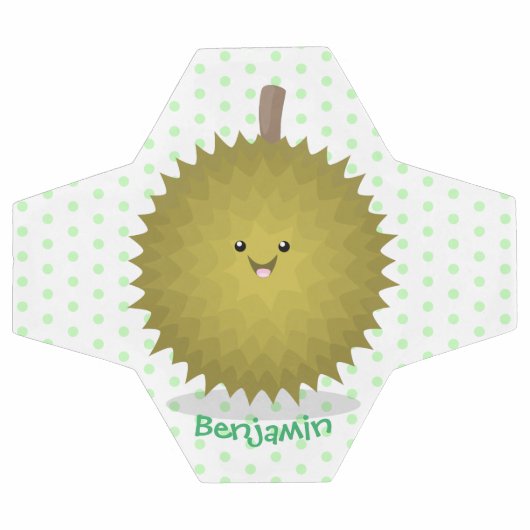 Caricature de durian joyeux (Plat)