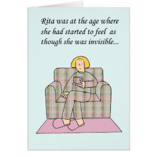 Caricature de femme invisible du Moyen Age