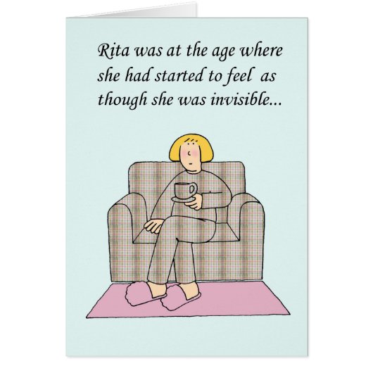 Caricature de femme invisible du Moyen Age (Devant)