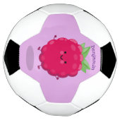 Caricature de framboise très heureuse (Tourné)