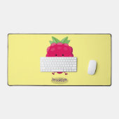 Caricature de framboise très heureuse (Clavier et souris)