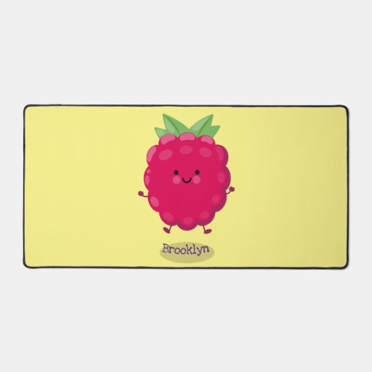 Caricature de framboise très heureuse (Recto)