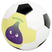 Caricature de fruits mauve joyeux aux figues (3/4)