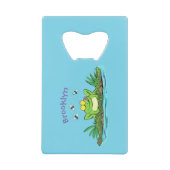 Caricature de grenouille vert mignon (Devant)