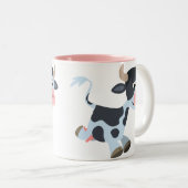 Caricature de jogging mou Mug de vache (Devant droit)