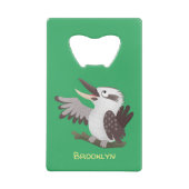 Caricature de kookaburra drôle et drôle (Dos)