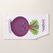 Caricature de la cuisine à la racine de betterave  (Serviette à main)