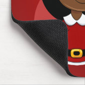 Caricature de la fille de Noël tapis de souris (Coin)
