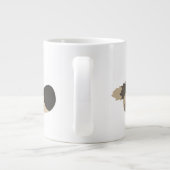 Caricature de la flotte mignonne Wolf Jumbo Mug (Dos)