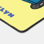 Caricature de la Limousine bleu mignonne (Coin)