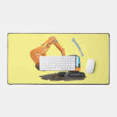 Caricature de la pelle orange (Clavier et souris)