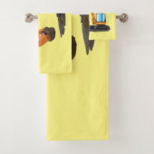 Caricature de la pelle orange (En situation)