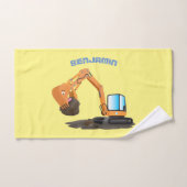 Caricature de la pelle orange (Serviette à main)