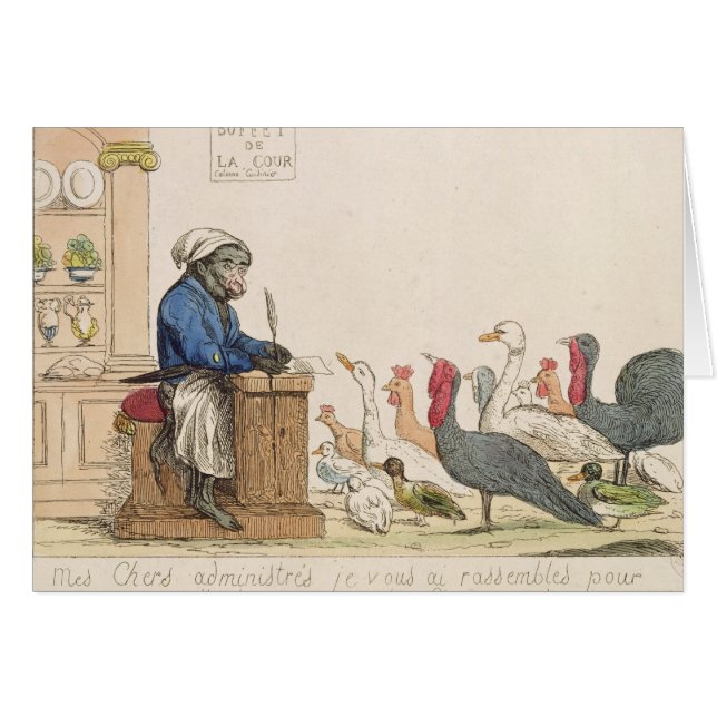 Caricature de l'Assemblée des notables (Devant horizontal)