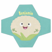 Caricature de légume de chou-fleur joyeux (Plat)