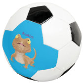 Caricature de lézard de dragon à barbe (3/4)