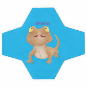 Caricature de lézard de dragon à barbe (Plat)