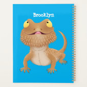 Caricature de lézard de dragon à barbe (Dos)